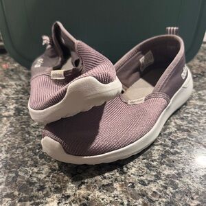 Adidas Mauve Slip-On Shoes